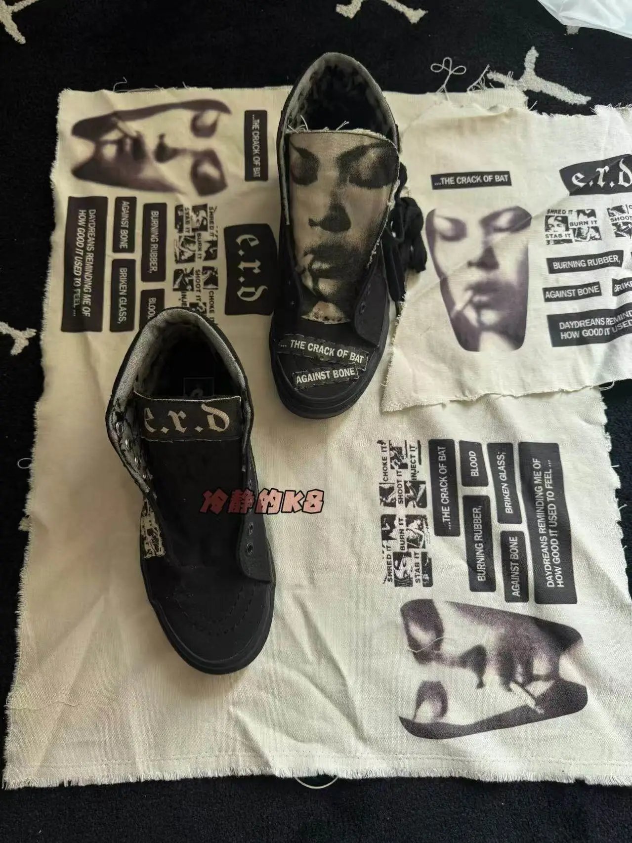 ERD Collaboration Melancholy Canvas Shoe photo 6