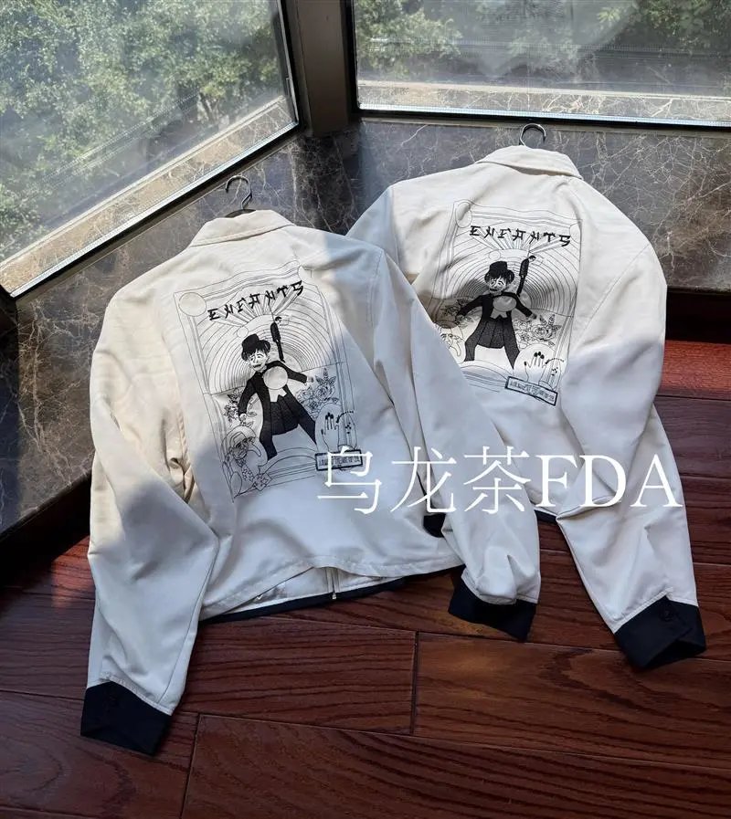 ERD Clown Embroidery Jacket White photo 5