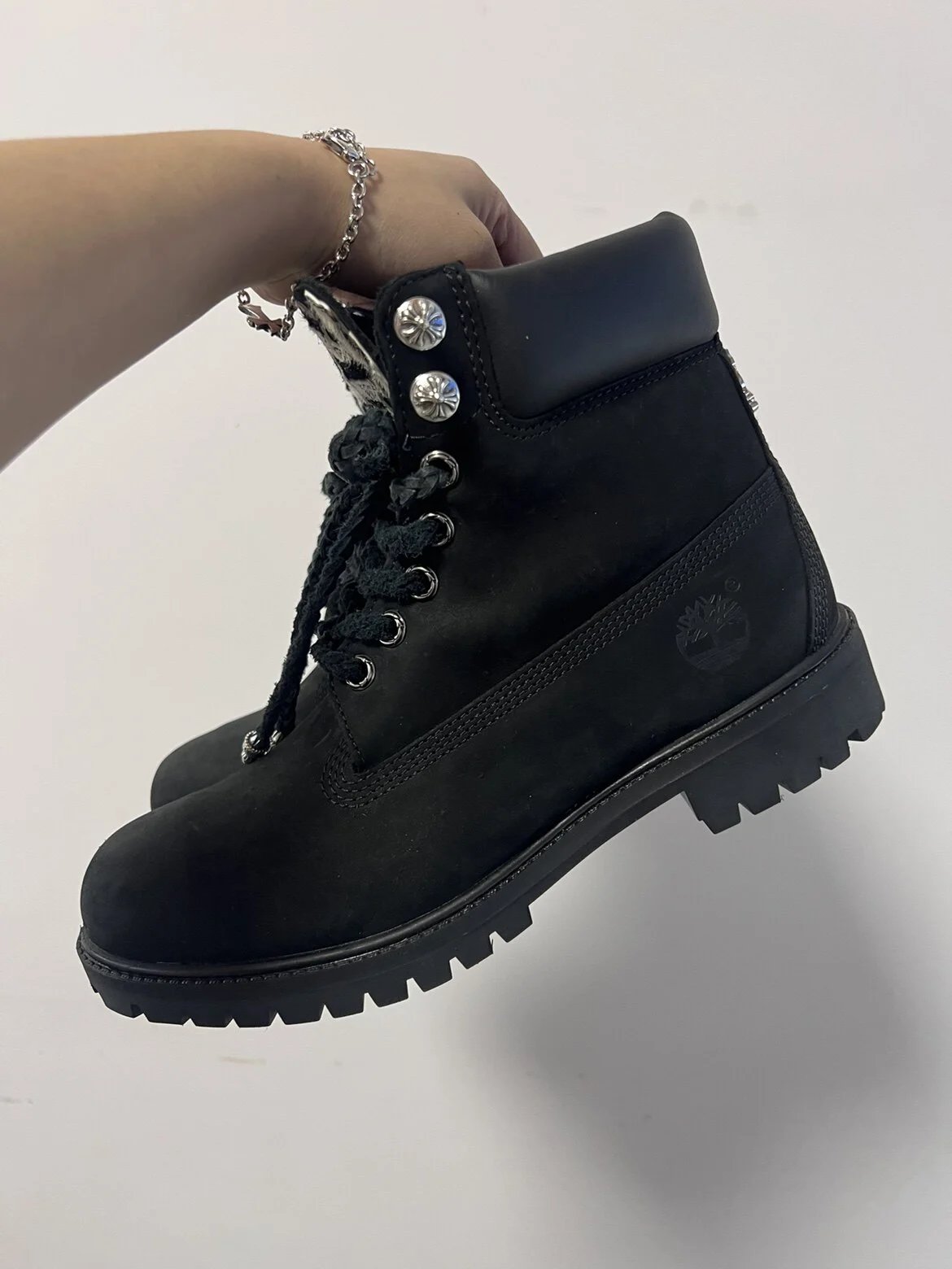 Custom Remake Black Martin Boot photo 6