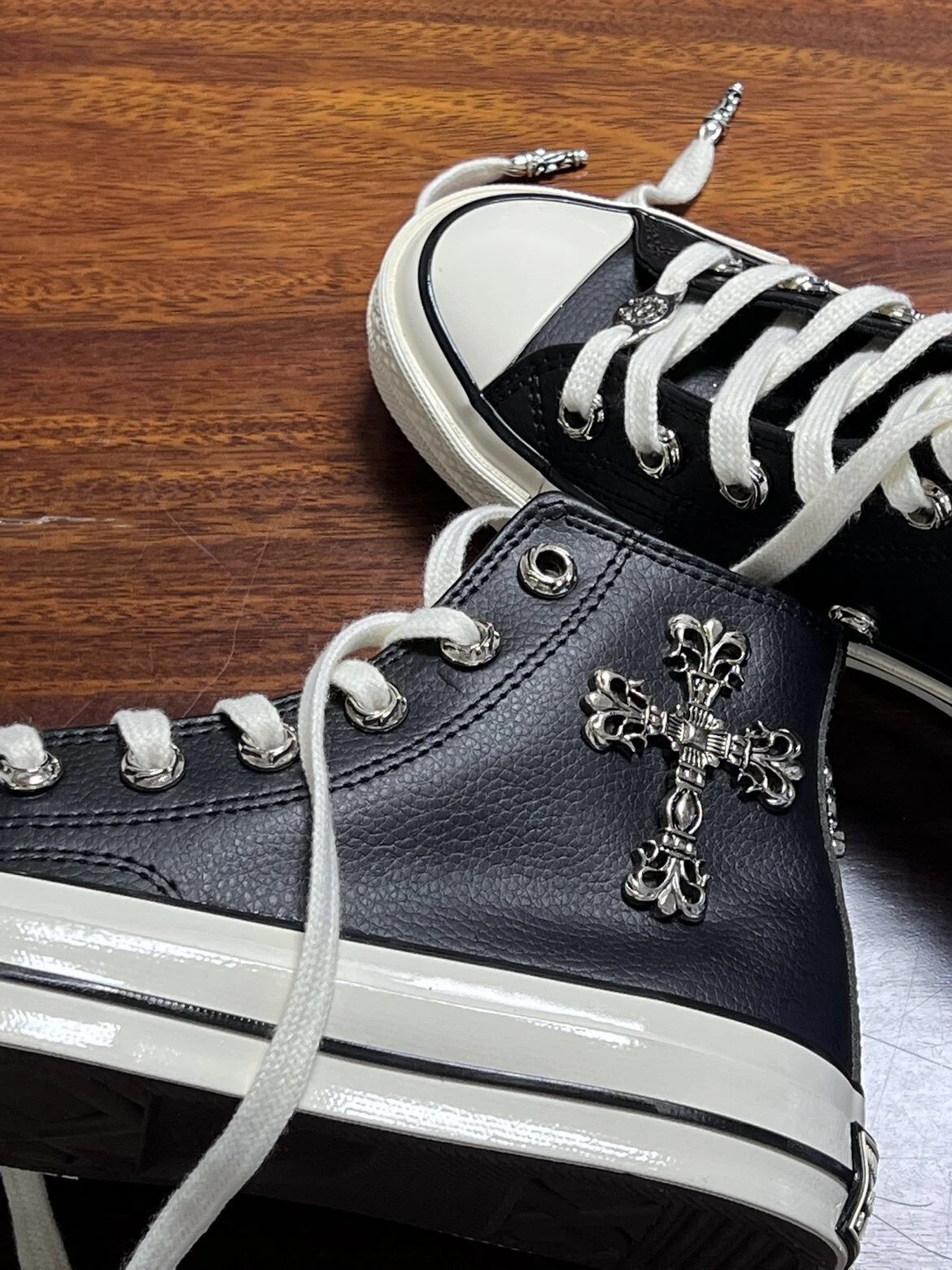 Remake Cross Eyelets High Top Shoe photo 4