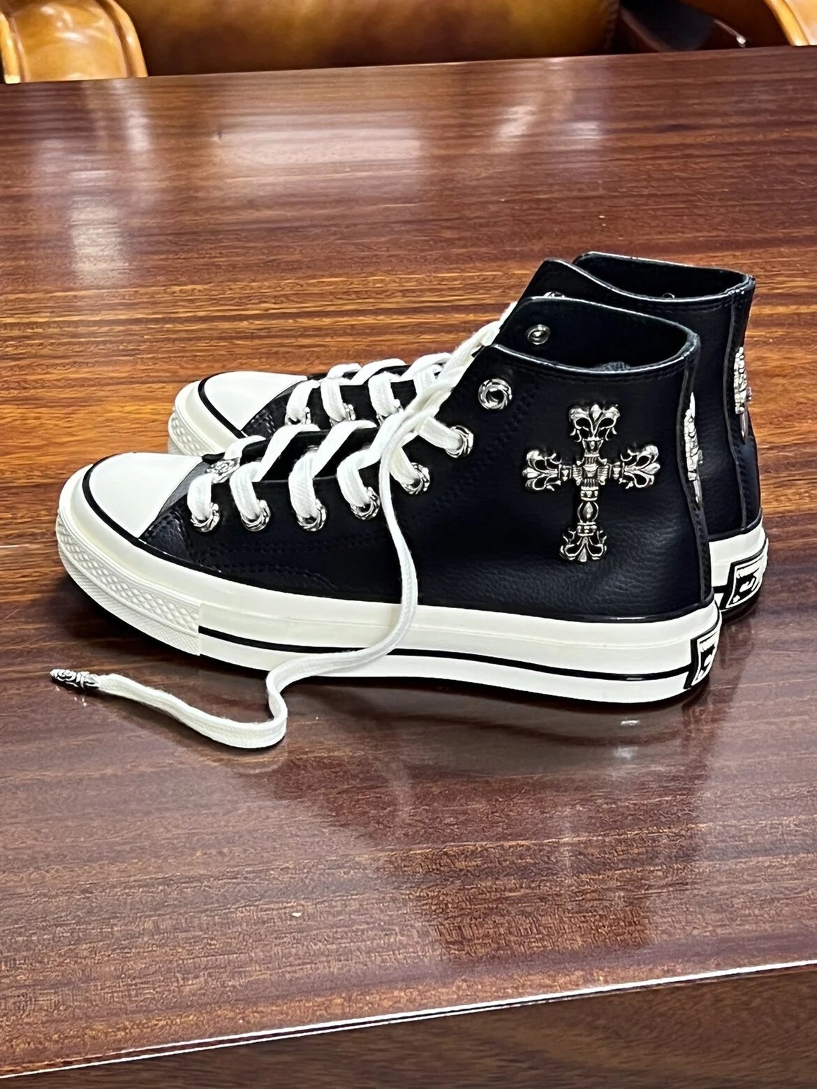 Remake Cross Eyelets High Top Shoe photo 6