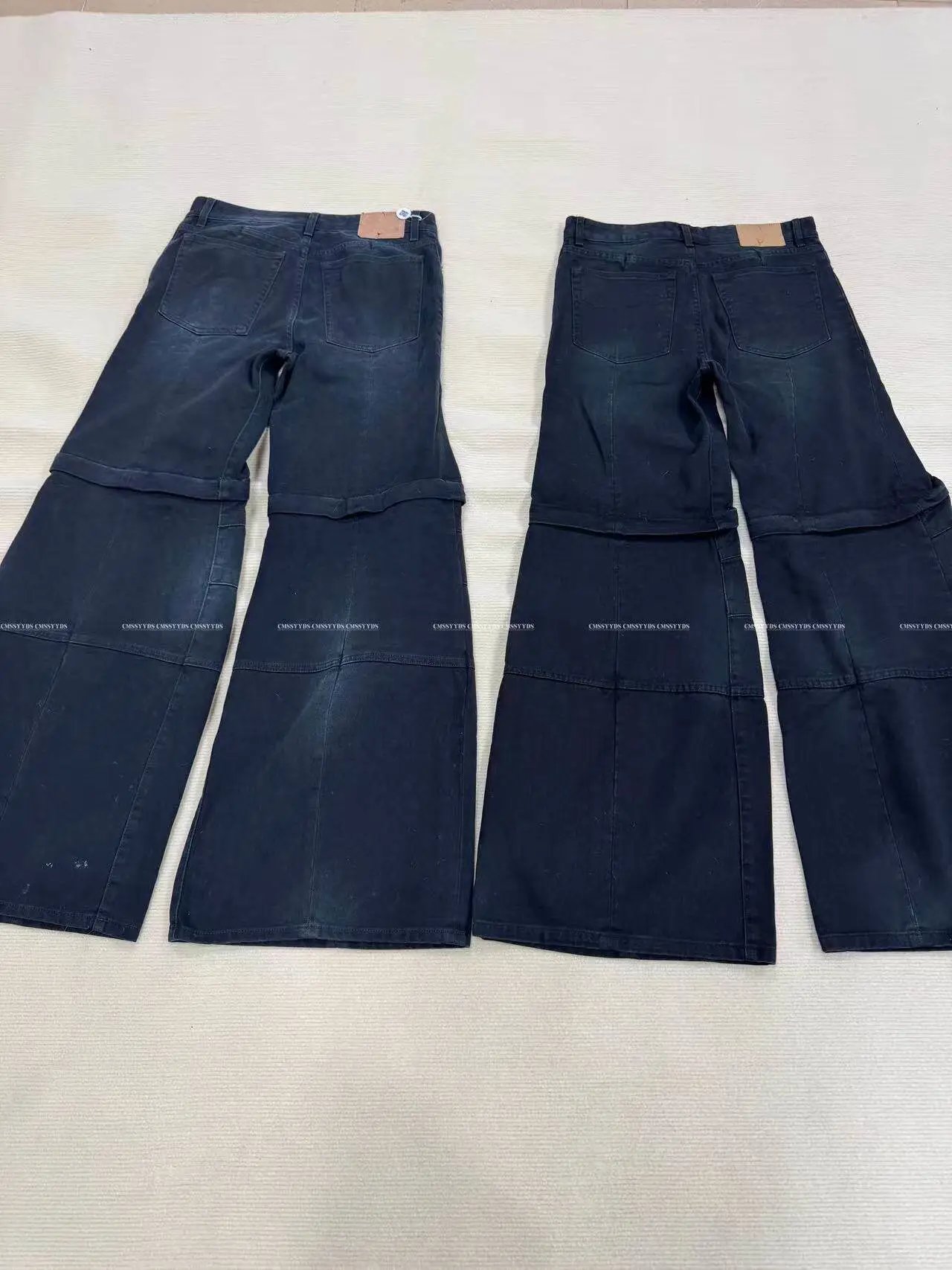 CMSS 25SS Flared Cargo Jeans Removable Pockets photo 6