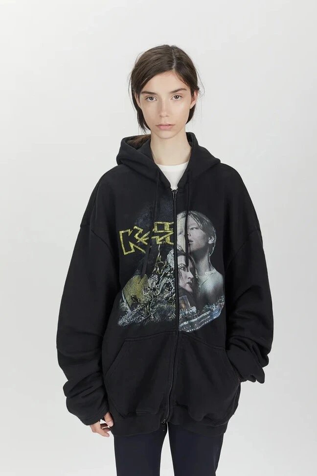 VETFW18 Titanic Split Oversized Hoodie photo 3