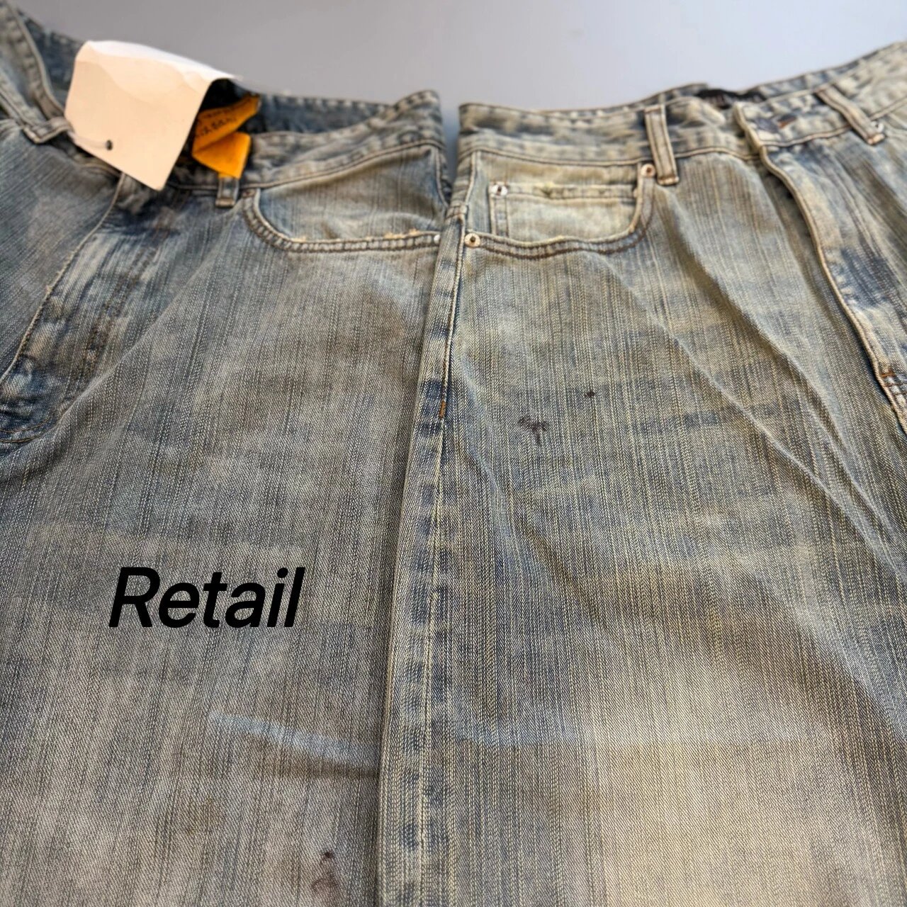 25 Baggy Jeans Bamboo Texture Washed photo 7