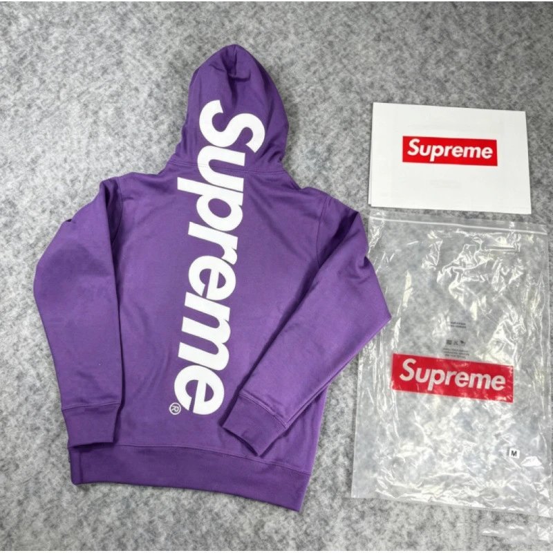 E550 # Classic Big Logo Hoodie Purple