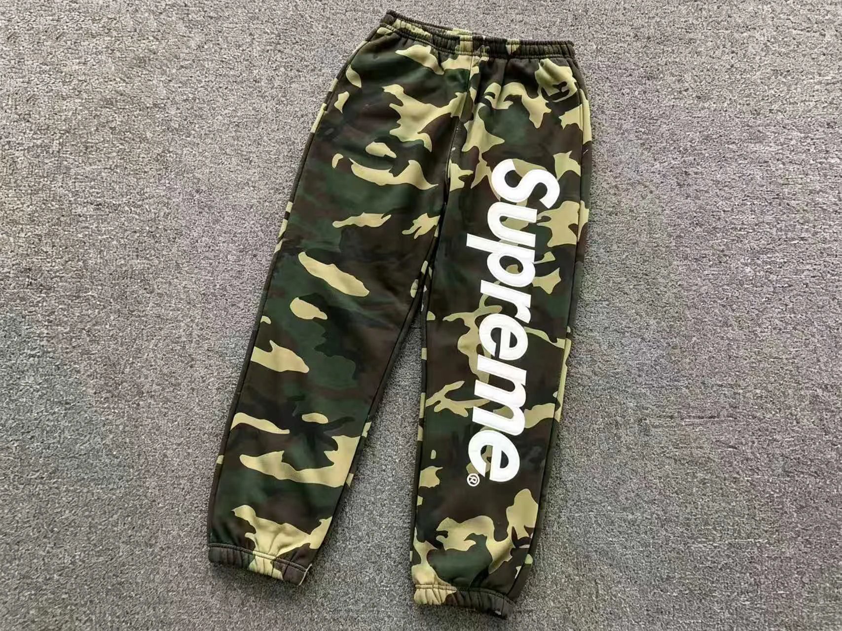 A039 Classic Large LOGO Hooded Pants Colorful