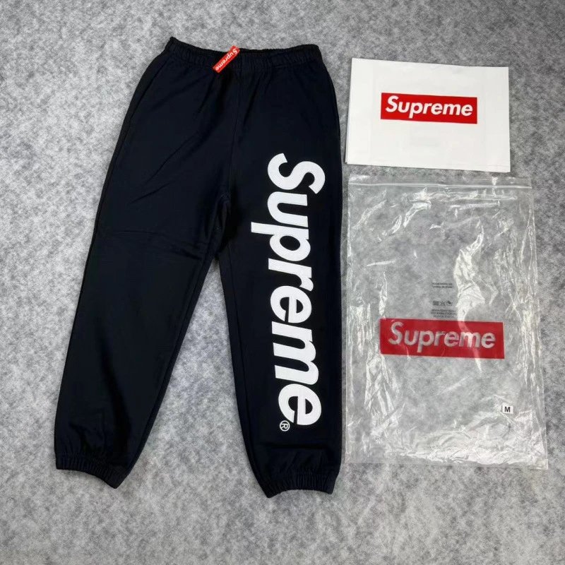 A309 # Classic Big Logo Hooded Pants in Precious Blue