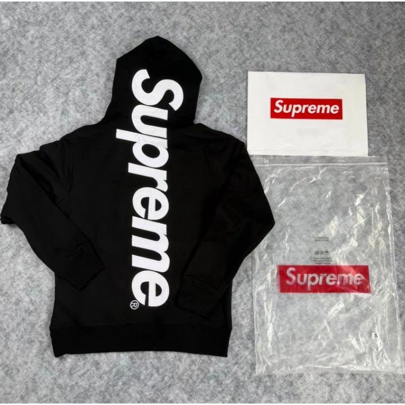 E550 # Classic Big Logo Hoodie Black