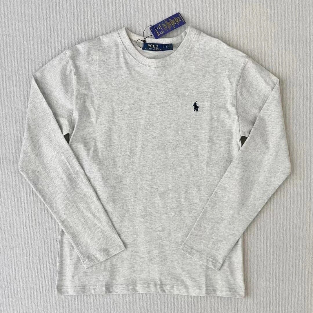 Long-Sleeve Pony Embroidery [Heather Gray]