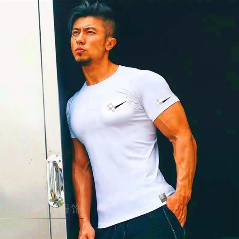 White Double Swoosh Short Sleeve
