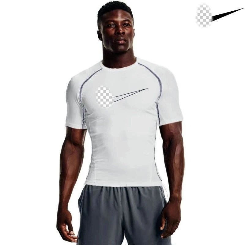 New Swoosh White Big Logo Short Sleeve