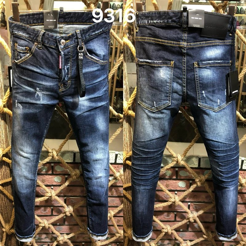 D * S jeans beautiful style men's straight leg denim pants