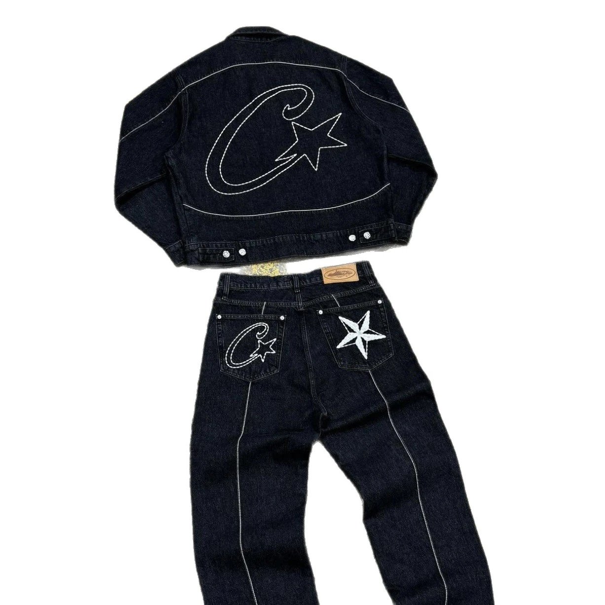 DX13 Fashion Denim Jacket and Pants Set