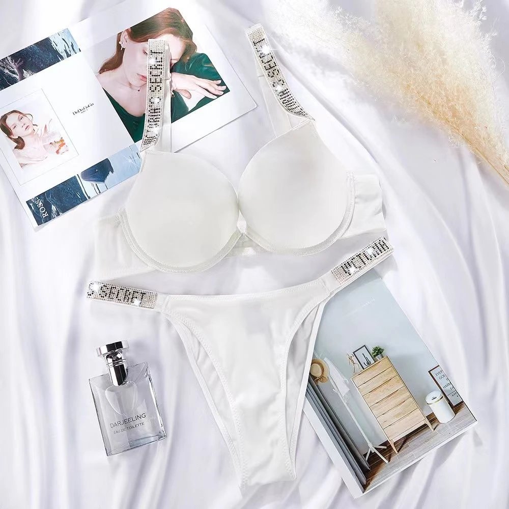 Victoria's Secret Shine Strap Bra & Panty Set
