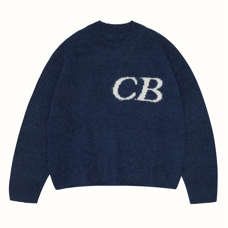 Black Cole Buxton CB Logo Knit Sweater