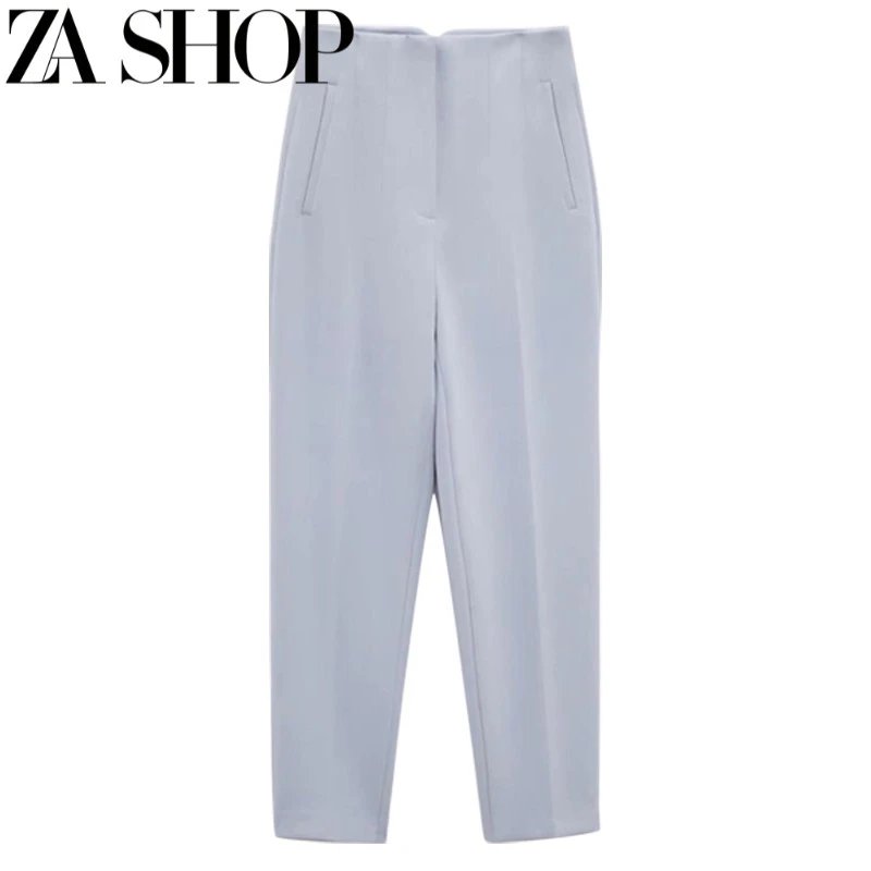 ZARA High-Waisted Tailored Trousers