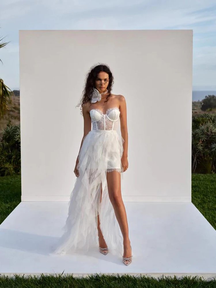 Blush Pink Corset Tulle Maxi Dress