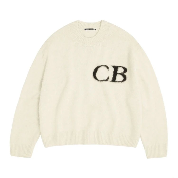 Black Cole Buxton CB Logo Knit Sweater