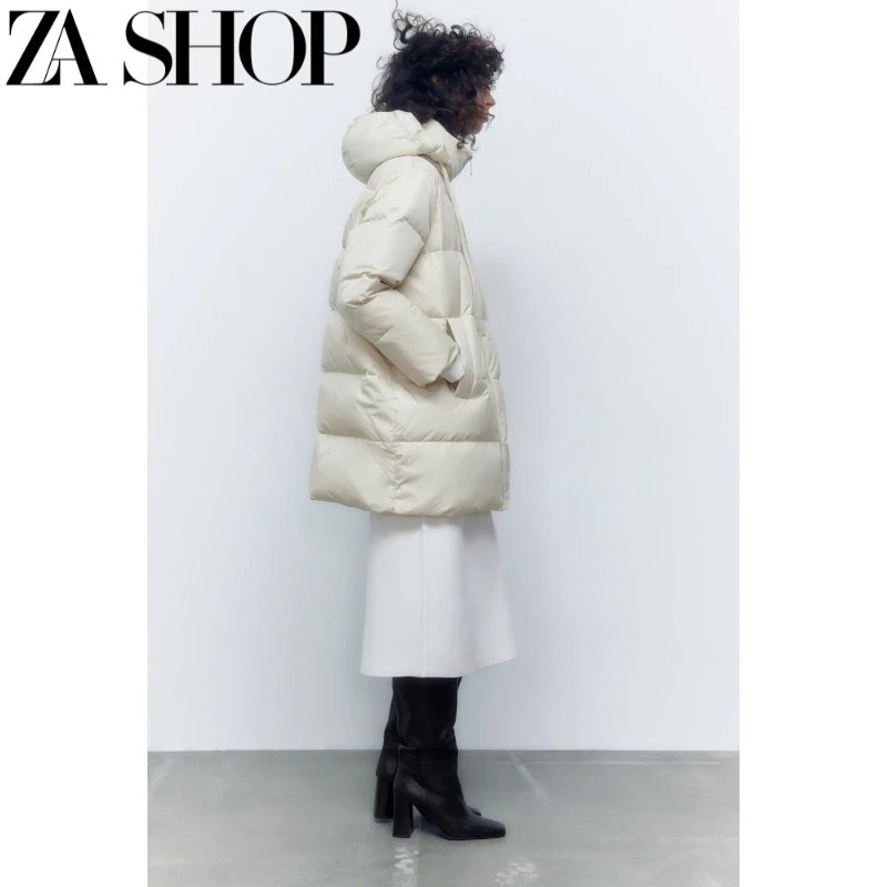 ZA Hooded Puffer Coat