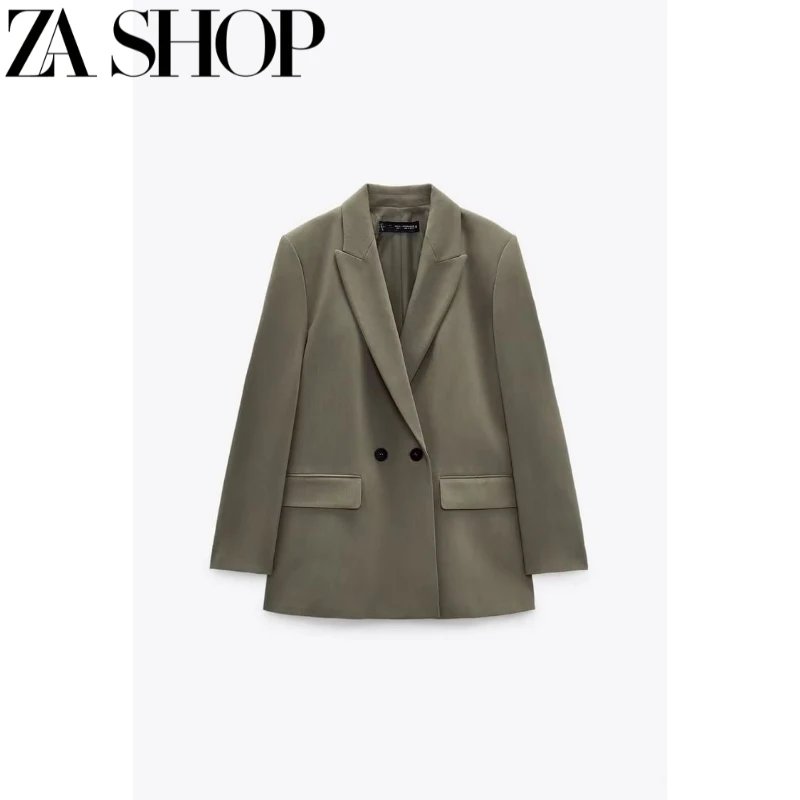 ZA Double-Breasted Blazer