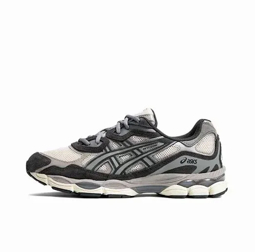 Asics Gel-Kayano 14 Gray Black Mesh Running Shoes - 1