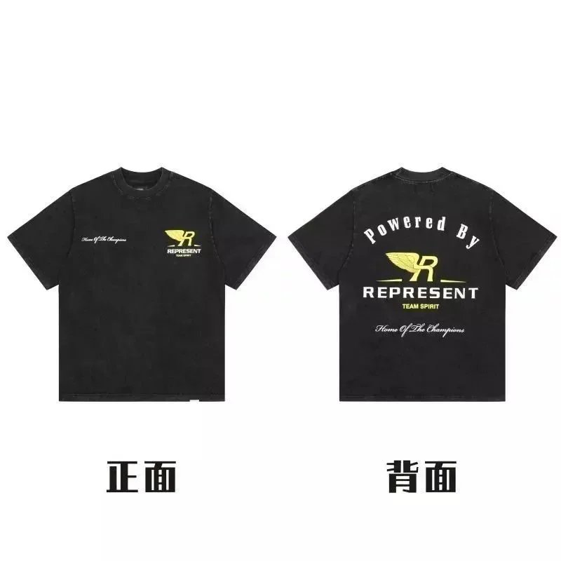 Represent Represent Team Spirit Black T-Shirt Black