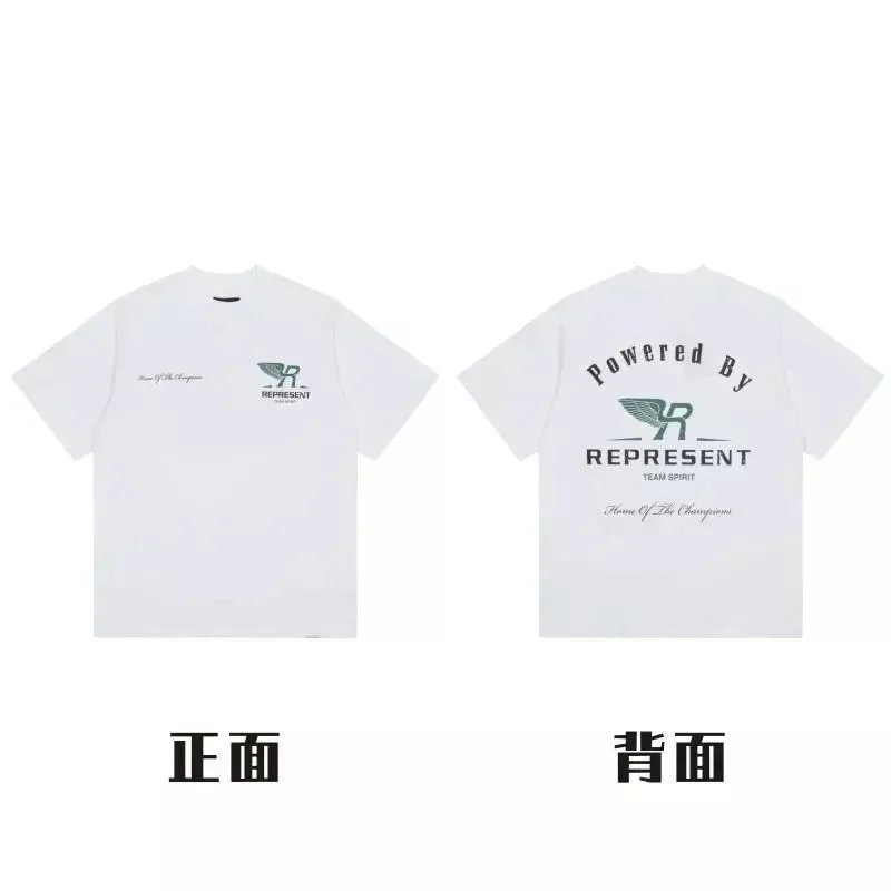 Represent Represent White 'Powered By' T-Shirt White