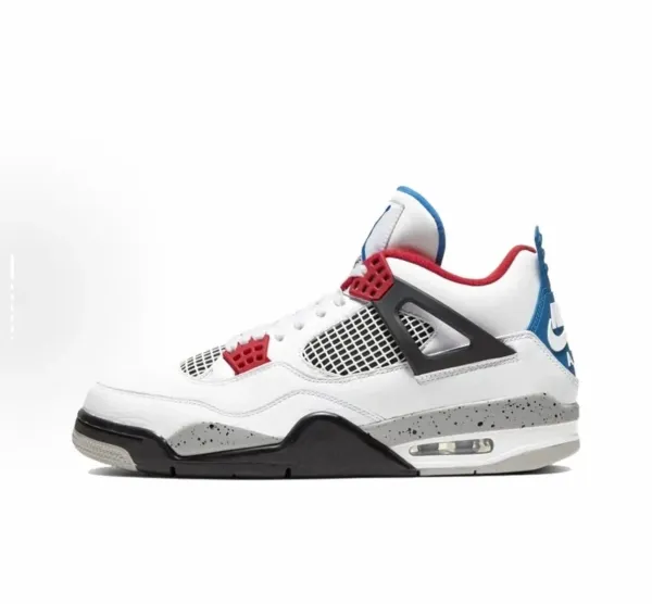 Air Jordan 4 Retro White Cement Grey Sneakers - 1