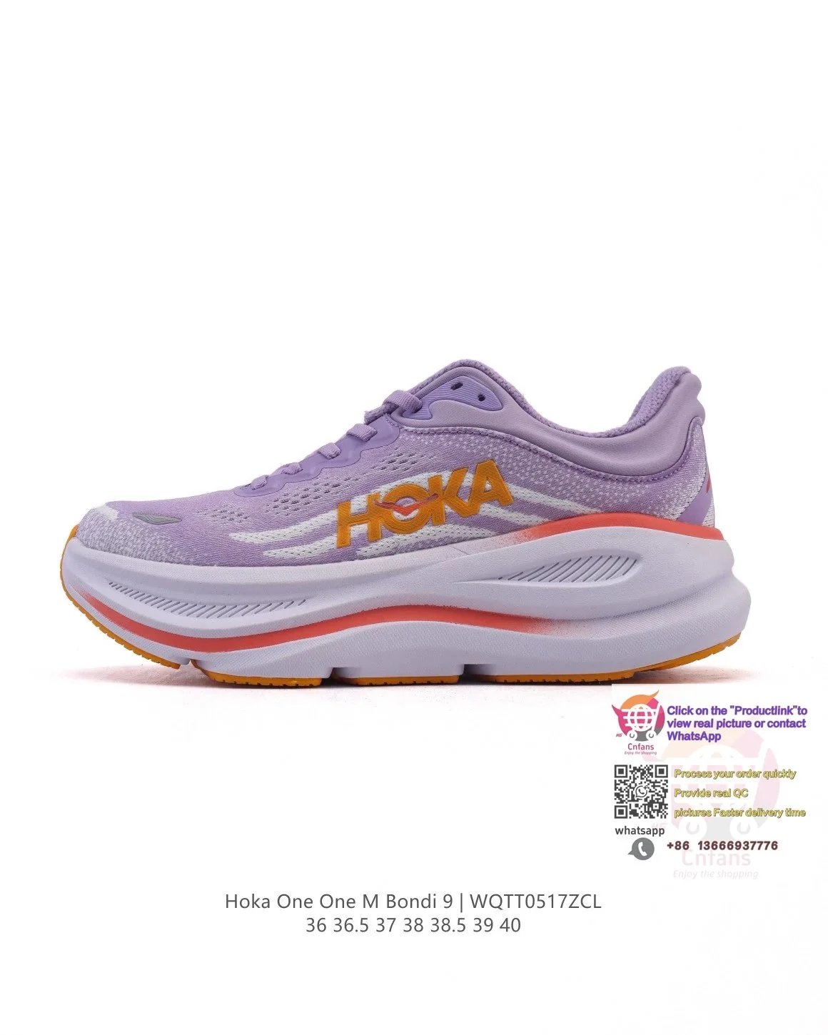 Hoka One One Hoka One One M Bondi 9 Purple Sneakers Purple