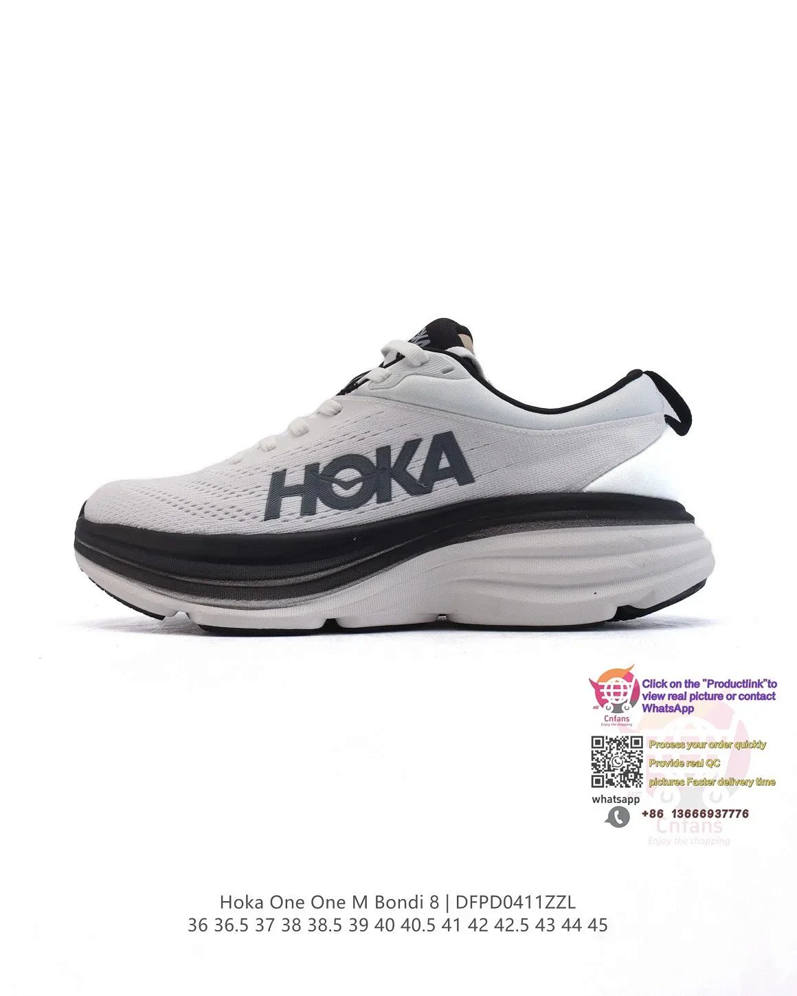 Hoka One One Kawana Black / Gray Running Shoes product detail 2 in Litbuy spreadsheet finds