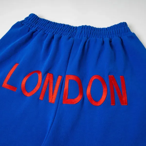 Lotto x Mowa Sporty Blue Sweatpants with Number 6 and Polo Rider Print - 15