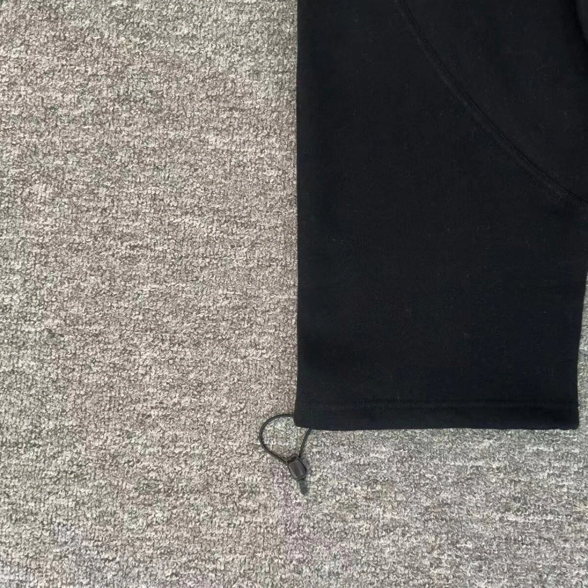Design Embroidered Logo Track Pants Black Sweatpants - 26