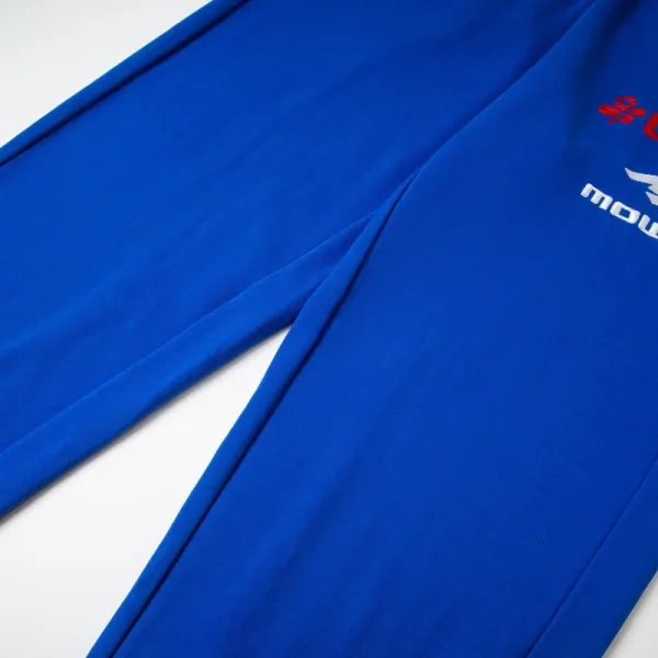 Lotto x Mowa Sporty Blue Sweatpants with Number 6 and Polo Rider Print - 10
