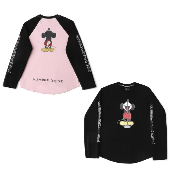 Supreme x Disney Mickey Mouse Long Sleeve T-Shirt Black - 8