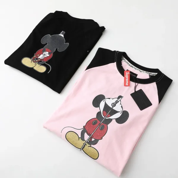 Supreme x Disney Mickey Mouse Long Sleeve T-Shirt Black - 21