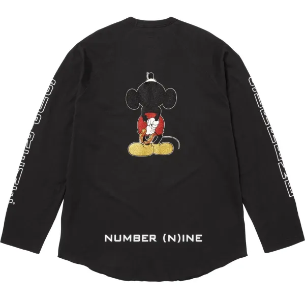 Supreme x Disney Mickey Mouse Long Sleeve T-Shirt Black - 27