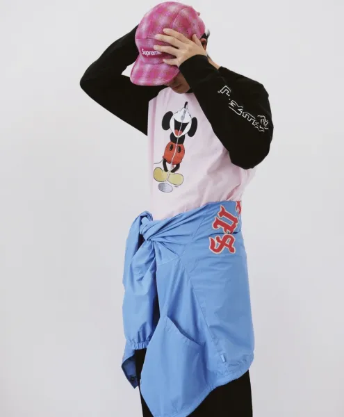 Supreme x Disney Mickey Mouse Long Sleeve T-Shirt Black - 7