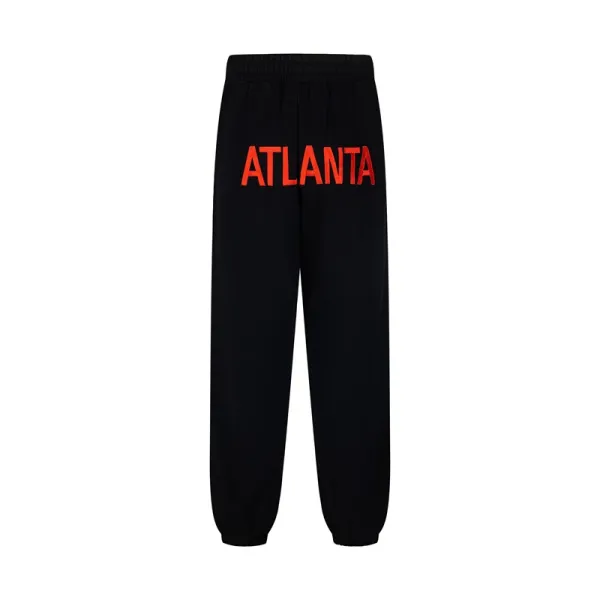 Lotto x Mowa Sporty Blue Sweatpants with Number 6 and Polo Rider Print - 5