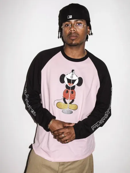 Supreme x Disney Mickey Mouse Long Sleeve T-Shirt Black - 30