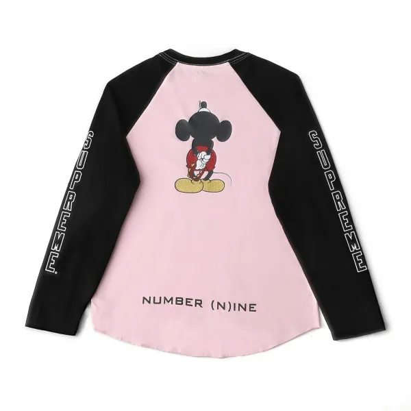 Supreme x Disney Mickey Mouse Long Sleeve T-Shirt Black - 11
