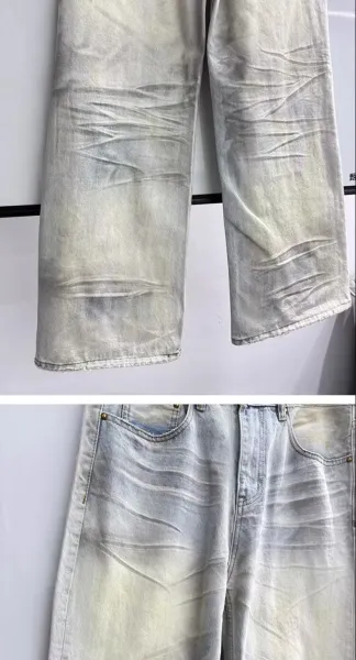 Design Wide-Leg Acid Wash Jeans with 'To Be A Pretender' T-Shirt - 8