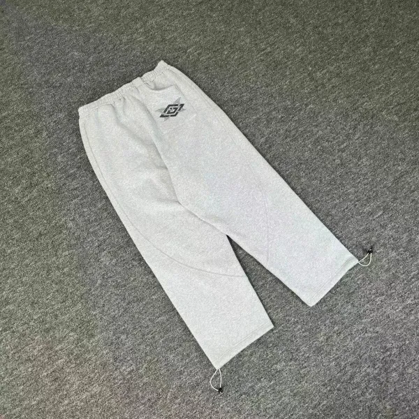 Design Embroidered Logo Track Pants Black Sweatpants - 11