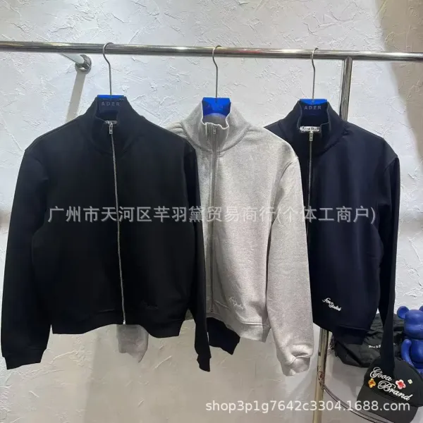 Acne Studios Zip-Up Track Jacket Navy Outerwear Jacket - 3