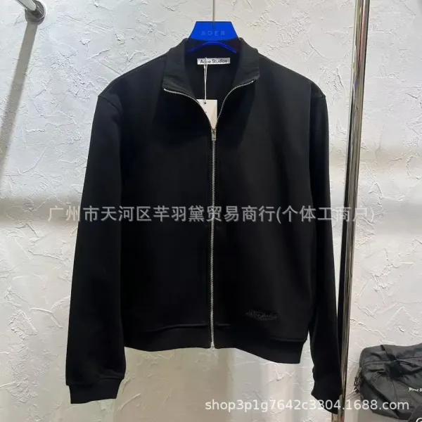 Acne Studios Zip-Up Track Jacket Navy Outerwear Jacket - 9