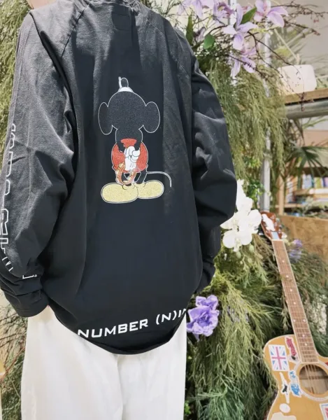 Supreme x Disney Mickey Mouse Long Sleeve T-Shirt Black - 4