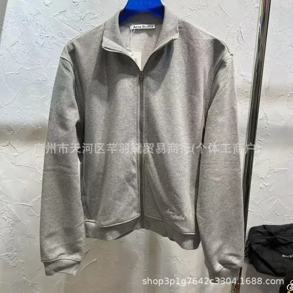 Acne Studios Zip-Up Track Jacket Navy Outerwear Jacket - 7