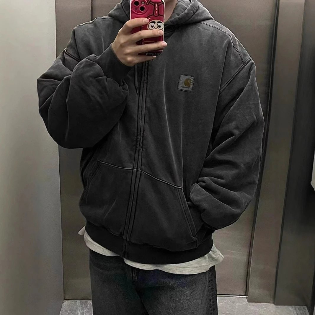 Heavyweight Retro-Dyed Casual Jacket