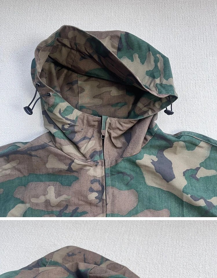 Design Camouflage Hooded Jacket Multicolor Outerwear - 5