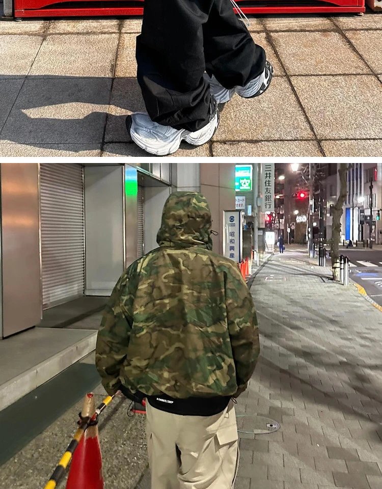 Design Camouflage Hooded Jacket Multicolor Outerwear - 15