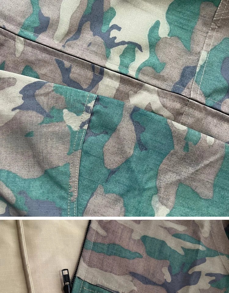 Design Camouflage Hooded Jacket Multicolor Outerwear - 9